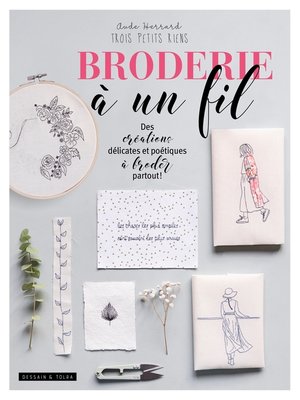 cover image of Broderie à un fil
